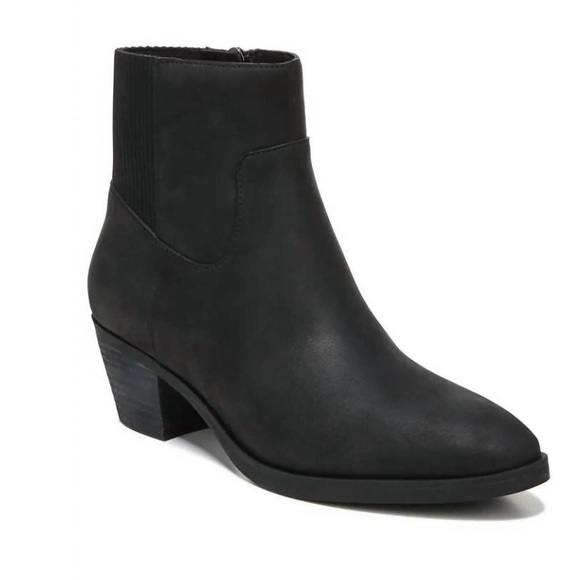 NEW* VIONIC Shantelle Waterproof Leather Ankle Boot Bootie Oil Black 9 Western - Picture 11 of 11